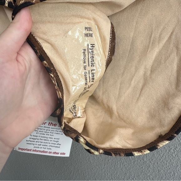 NWT Vintage Sun Streak Leapord High Leg Swim Bottoms - Picture 6 of 9